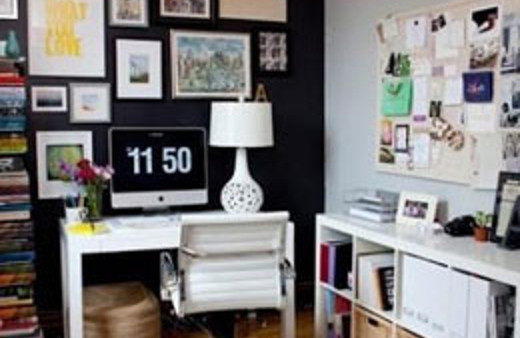 Kadınlara göre home ofis dekorasyonları