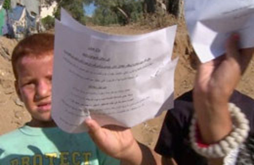 İsrail yine malum kağıtları attı