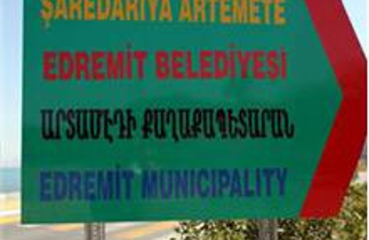 Van'a Ermenice tabela!