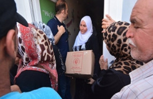 Suriyeli Türkmenlere gıda yardımı