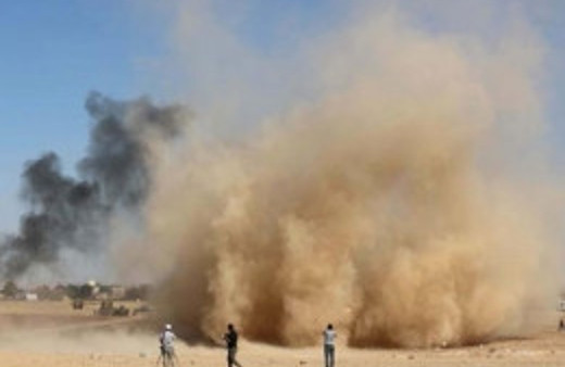 Sınırda gazlı müdahale esnasında ilginç olay!