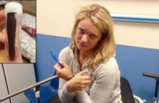 Bir ay burnunda bununla yaşadı!