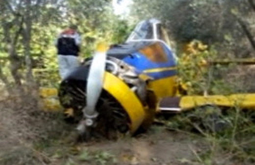 Balıkesir'de zirai ilaçlama uçağı düştü