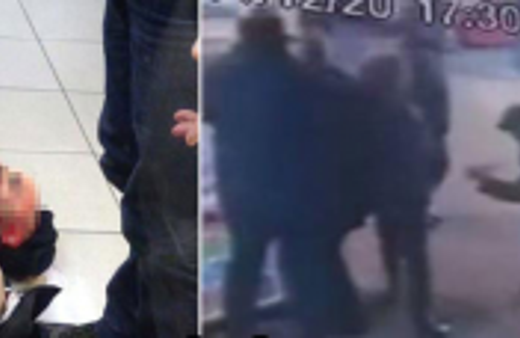 Yengesini erkek arkadaşıyla görünce...