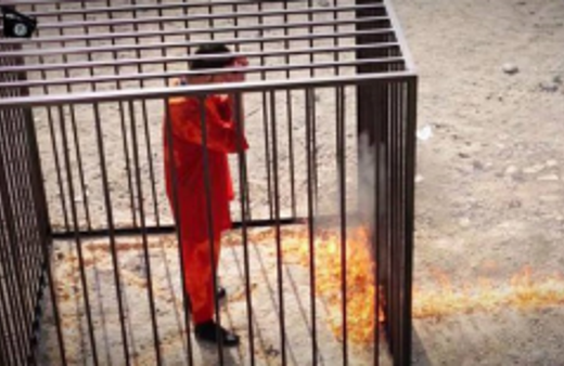 IŞİD yine kafes içinde insan yakacak!