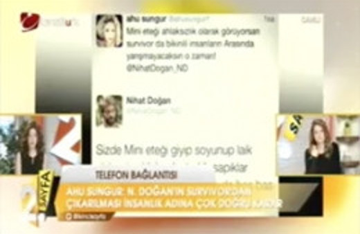 Nihat Doğan ile Twitter’da yaşadığı polemiği anlattı