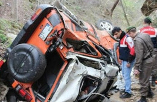 Off-road gezisinde korkunç kaza!