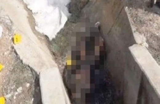 Sulama kanalında yanmış ceset bulundu