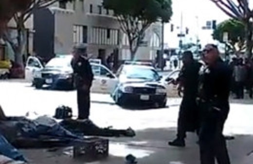 Polis evsiz adamı böyle vurdu