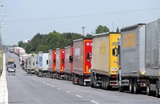 Sınır kapılarında tır kuyruğu