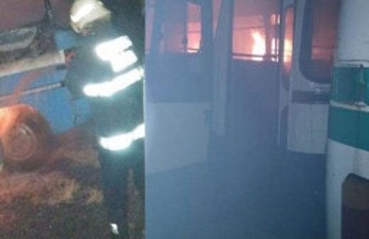 Kahramanmaraş'da 3 otobüs kundaklandı