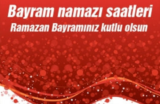 Kayseri bayram namazı saati kaçta nasıl kılınır?