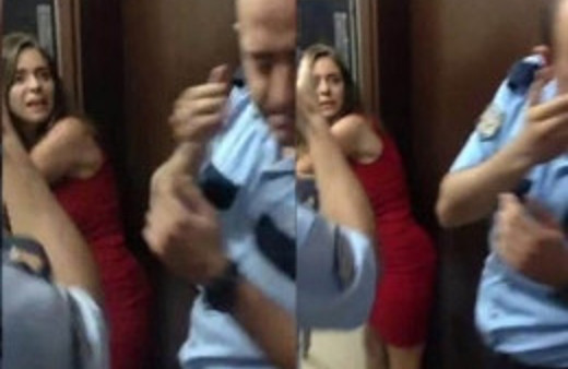 Hırsızlıktan kaydı vardı polisi tokatladı