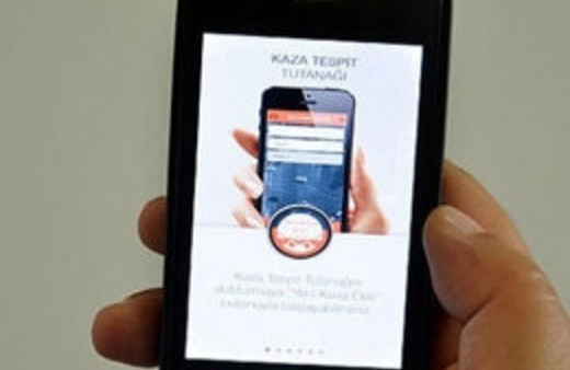 Mobil kaza tutanağı büyük ilgi gördü