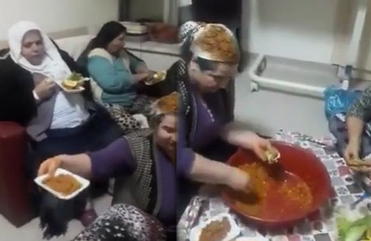 Hasta can refakatçiler çiğ köfte derdinde