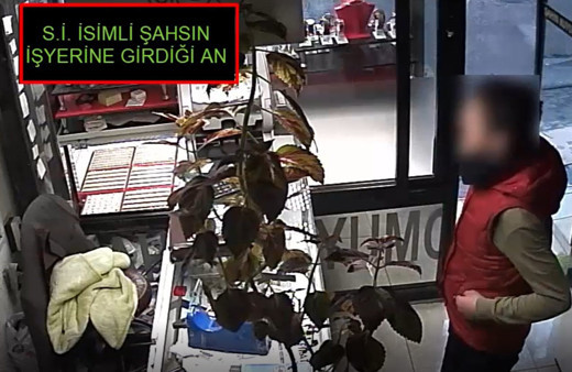 Gaziantep'te kuyumcudan 10 bin TL çalan şüpheli yakalandı