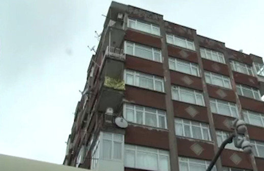 Bahçelievler'de 7 katlı bir bina yıkılma tehlikesi nedeniyle boşaltıldı