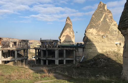 Peribacaları'ndaki skandalı bakanlık durdurdu