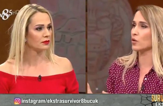 Survivor Nagihan ile Sema canlı yayında birbirine girdi
