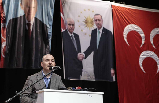 İçişleri Bakanı Soylu: "Etrafımızdaki coğrafyada hangi oyunlar döndüğünü biliyoruz"