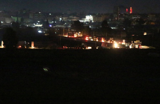 ABD konvoyu Nusaybin'den görüntülendi