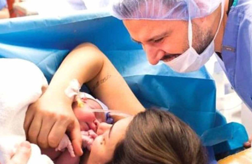 Alişan ve Buse Varol'un bebeklerini gördüğü ilk anların görüntüleri