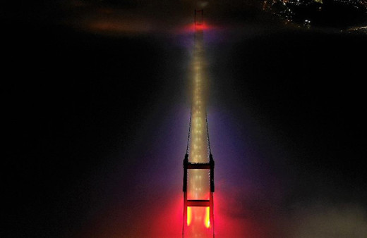 15 Temmuz Şehitler Köprüsü sisten kayboldu! Büyüleyici görüntüler