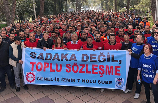 Bornova Belediyesine grev kararı asıldı