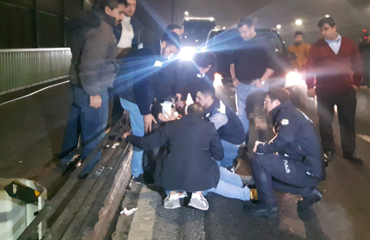 Haliç Köprüsü'nde art arda 2 trafik kazası