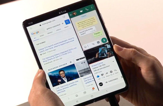 Samsung'un katlanabilir telefonu Galaxy Fold'dan üzen haber