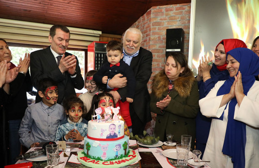 Vezneciler şehidi Karagözlü’nün hiç görmediği oğlu Cihan iki yaşına bastı