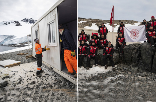 Türkiye Antarktika'da geçici bilim üssünü kurdu işte görüntüler