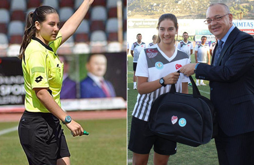 Genç hakemden kahreden haber