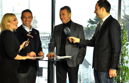 Tarihi buluşmada Ali Koç'tan Aziz Yıldırım'a büyük övgü