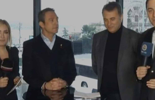 Ali Koç ile Fikret Orman derbi öncesi bir araya geldi