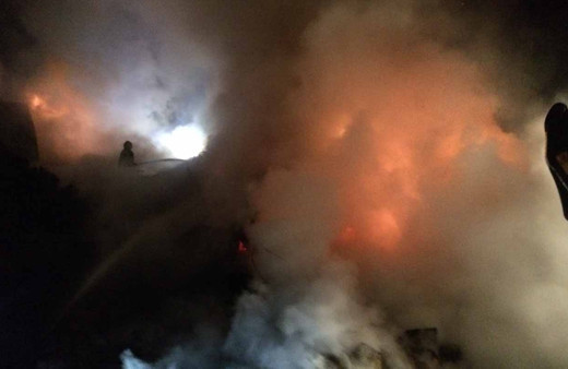 Bayburt Göldere köyünde yangın