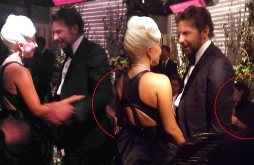 Lady Gaga ile Bradley Cooper’ın yakınlaşması Oscar partisinde de devam etti