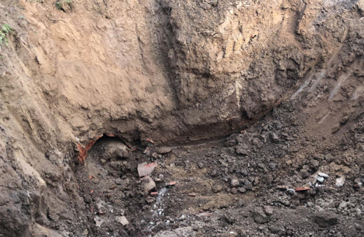 İznik'te yol çalışması bulundu Görenler şoke oldu