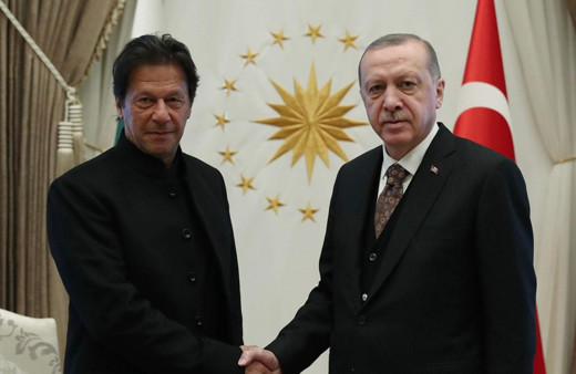 Erdoğan, Pakistan Başbakanı Han görüştü