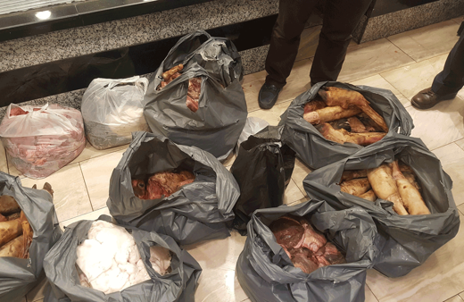 İstanbul Fatih'te 400 kilo kaçak et ele geçirildi