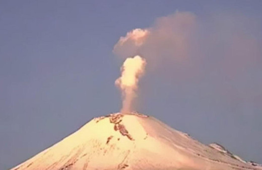 Popocatepetl Volkanı’nda korkutan hareketlenme