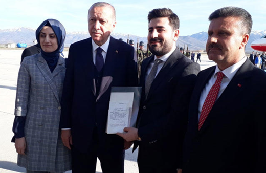 Cumhurbaşkanı Erdoğan mektup arkadaşı ile görüştü