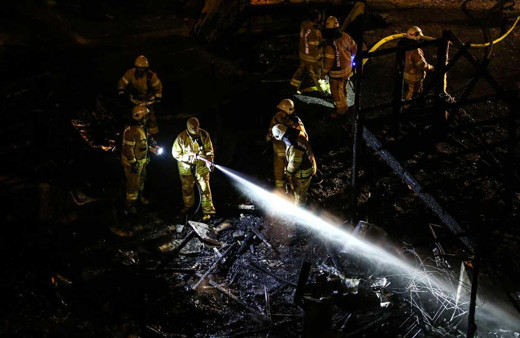 Sarıyer'de balıkçı barınağında patlama