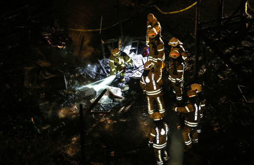Sarıyer balıkçı barınağında tüp patladı