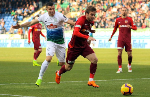 Rizespor-Kayserispor maçının cezaları belli oldu
