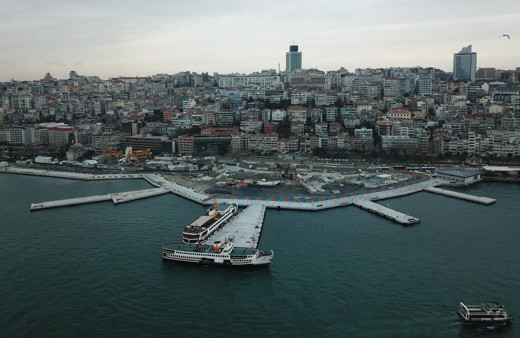 Kabataş Martı Projesi'nin ilk etabı açıldı