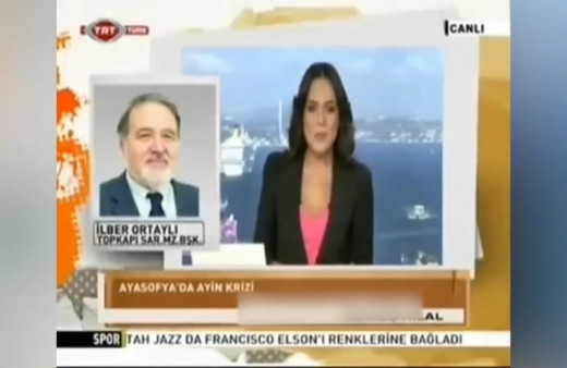 İlber Ortaylı, Buket Aydın'ı böyle azarladı