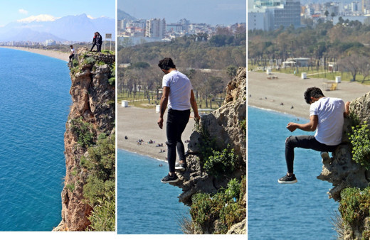 Antalya'da genci o halde görenler polisi aradı