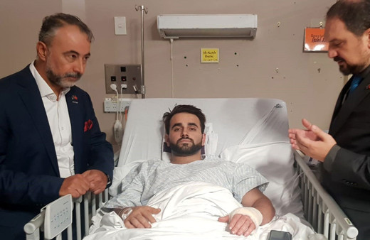 Yeni Zelanda’daki yaralı Türk saldırıdan saniyeler sonra görüntülendi