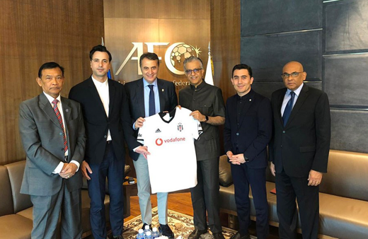 Fikret Orman'dan AFC başkanına ziyaret